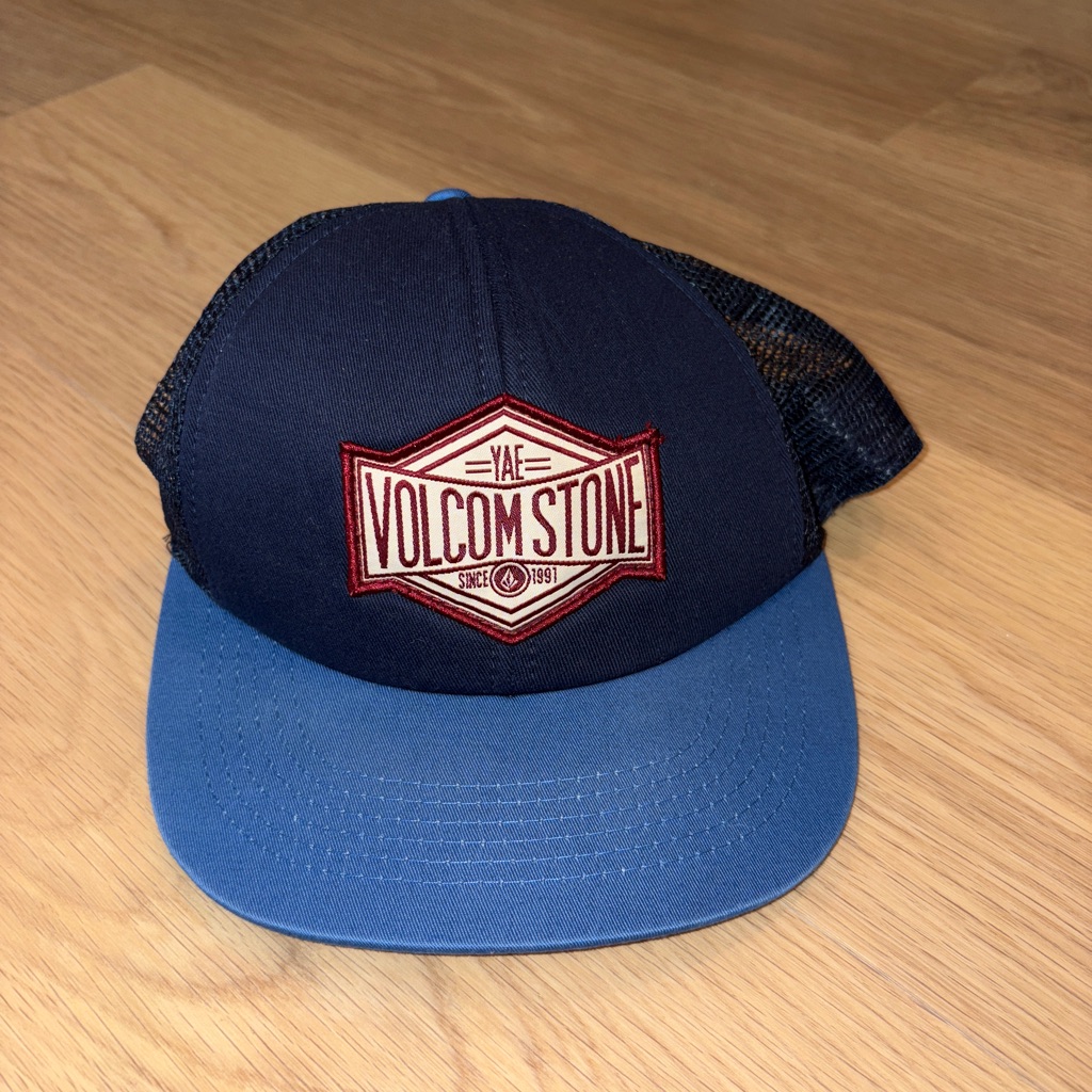 Volcom Stone Blue  Navy Blue Trucker HatCap
